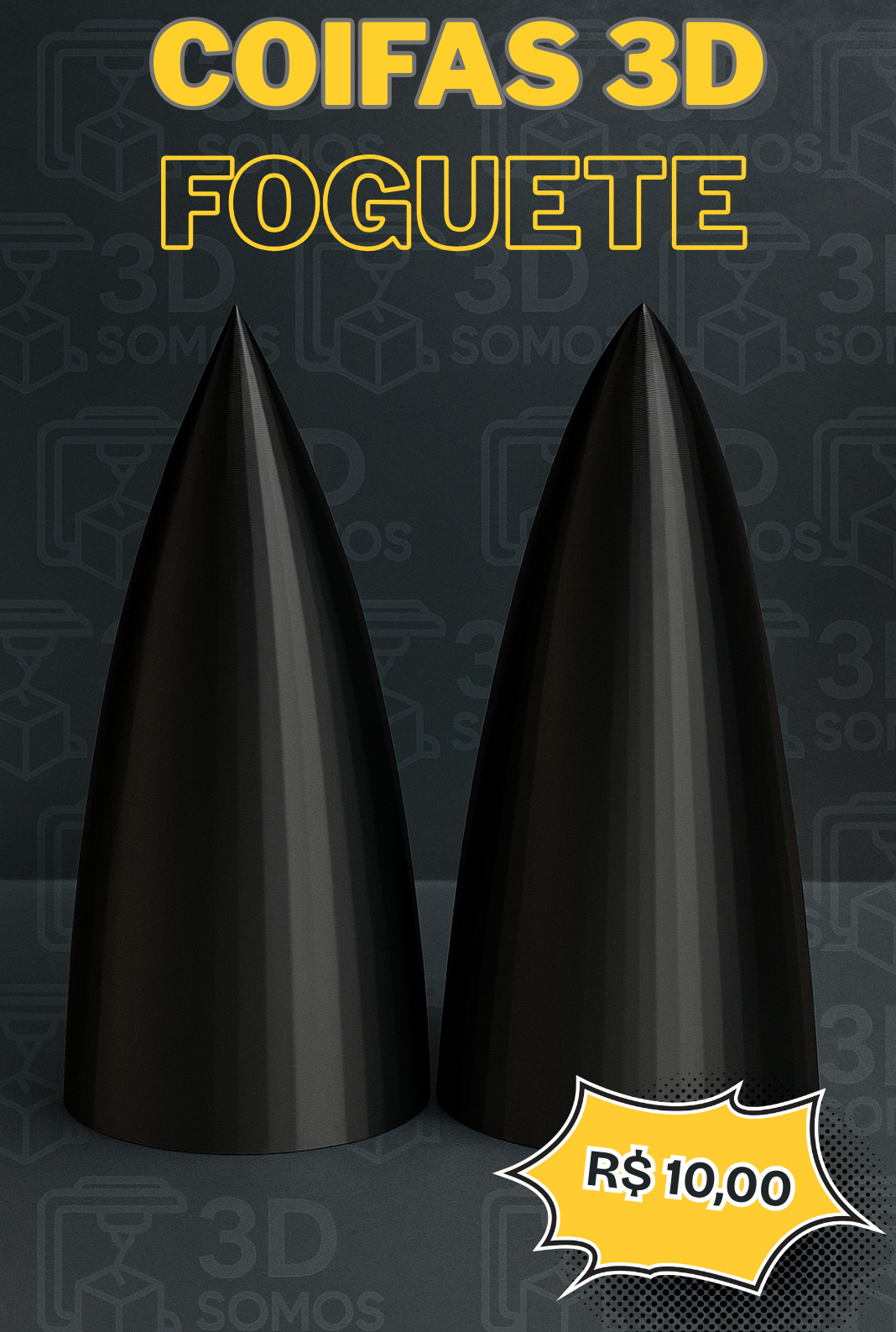 Coifas para Foguetes Pet